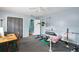 Bedroom features gym equipment, desk and chair, and lots of natural light at 1310 Hilton Pl, Tampa, FL 33604