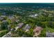 Stunning aerial view of estate homes with lush landscaping and serene ponds at 19815 Sea Rider Way, Lutz, FL 33559