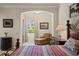 Inviting main bedroom with cozy sitting area, neutral tones, and natural light at 19815 Sea Rider Way, Lutz, FL 33559