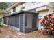 Attached screened-in patio on the rear of the home at 314 Barlow Ave # 73, Sarasota, FL 34232