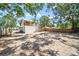 The spacious backyard features a new deck, privacy fence, and fresh exterior paint at 3316 W Napoleon Ave, Tampa, FL 33611