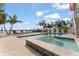 Relaxing pool and spa with access to Gulf views and boat dock at 371 12Th Ave, Indian Rocks Beach, FL 33785