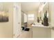 Bright bathroom with double sink vanity, modern fixtures, and stylish decor at 4323 Culbreath Rd # B, Valrico, FL 33596