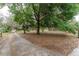View of the expansive front yard showcasing lush trees and a long private driveway leading up to the residence at 4323 Culbreath Rd # B, Valrico, FL 33596
