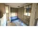Unfinished bathroom during remodel, exposing wall framing, new waterproofing, and fixture replacements at 4570 Overlook Ne Dr # 180, St Petersburg, FL 33703