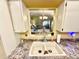 Kitchen sink area overlooking living spaces, creating an open feel at 4740 Carrington Ct # 4740, New Port Richey, FL 34655