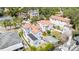 Lovely backyard view showcasing a well-maintained yard and appealing architectural details at 53 Albemarle Ave, Tampa, FL 33606