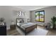 Bedroom features decorations, a comfortable bed, and a window to the outside at 6812 Fountain Ave, Tampa, FL 33634