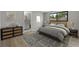 Tastefully furnished main bedroom showing decor, with ensuite bathroom at 6812 Fountain Ave, Tampa, FL 33634