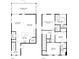 This image shows the first and second floor plans, displaying the layout of rooms and spaces within the home at 785 52Nd N Ave, St Petersburg, FL 33703