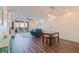 Open living area featuring dining and lounge with a view of the water at 7922 Sailboat Key S Blvd # 105, South Pasadena, FL 33707