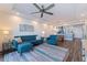 Open-concept layout connecting living area to kitchen with modern finishes at 7922 Sailboat Key S Blvd # 105, South Pasadena, FL 33707