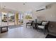 Well-lit lobby with tile floors, seating, and direct access to the exterior at 7922 Sailboat Key S Blvd # 105, South Pasadena, FL 33707
