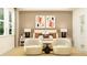 Cozy bedroom with neutral tones, stylish furniture, and large windows, offering a tranquil retreat at 9582 Runaway Breeze Dr, Land O Lakes, FL 34637