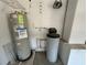 The hot water heater and water conditioner are ready for service at 1145 Riveredge Dr, Tarpon Springs, FL 34689