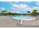 This community pool is surrounded by mature landscaping and has plenty of room for residents to enjoy at 11606 Kilkenny Coral Dr, Riverview, FL 33579