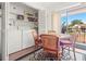 Practical laundry area with storage and dining space at 12804 Wedgewood Way # C, Hudson, FL 34667