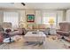 Bright living room showcasing hardwood floors, plush seating, and elegant decor at 12804 Wedgewood Way # C, Hudson, FL 34667