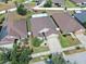 An aerial view showcases this single-Gathering home with a spacious front and back yard at 14233 Edinburgh Moor Dr, Wimauma, FL 33598