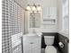 Nicely designed bathroom featuring grey lower walls, a sink and vanity, and shower at 157 9Th N Ave, St Petersburg, FL 33701