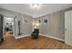 An open living room with hardwood floors at 2400 Feather Sound Dr # 1136, Clearwater, FL 33762