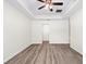 Large bedroom with a ceiling fan, recessed lighting, and walk-in closet at 2906 E Columbus Dr, Tampa, FL 33605