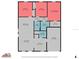 Detailed floor plan showcasing the layout, including bedrooms, living areas, and garage dimensions at 2906 E Columbus Dr, Tampa, FL 33605