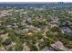 This aerial perspective highlights the beautiful homes nestled amongst the lush, green landscape at 3416 W Morrison Ave, Tampa, FL 33629
