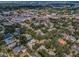 This aerial showcases an established neighborhood with tree-lined streets, community pools, and well-kept residences at 3416 W Morrison Ave, Tampa, FL 33629