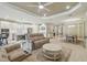 Open-concept layout seamlessly connects living, dining, and kitchen areas, perfect for entertaining at 4165 San Severo Rd, Wesley Chapel, FL 33543