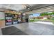 Spacious two car garage with storage shelves at 4500 Great Lake S Dr, Clearwater, FL 33762