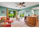 Inviting living room with access to the backyard, seamlessly blending indoor and outdoor living spaces at 4500 Great Lake S Dr, Clearwater, FL 33762