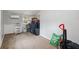 This storage room has air conditioning, and carpet flooring at 4522 5Th St, Zephyrhills, FL 33542