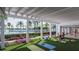 Outdoor fitness center and yoga studio with yoga mats and peaceful views of the community pool at 4531 Gardner St, Bradenton, FL 34210