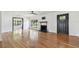 Inviting living room featuring hardwood floors, fireplace, and ample space for entertaining at 4560 7Th N Ave, St Petersburg, FL 33713