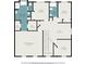 The floor plan displays the layout of the bedrooms, bathrooms, and common areas at 5804 Butterfield St, Riverview, FL 33578