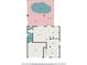 The floor plan showcases the layout of the home, highlighting the pool and kitchen at 5804 Butterfield St, Riverview, FL 33578