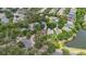 A lush, green neighborhood provides a serene backdrop for homes near a tranquil lake at 6038 Palomaglade Dr, Lithia, FL 33547