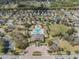 Overhead shot of the community pool, playground, and green space amenities at 6038 Palomaglade Dr, Lithia, FL 33547