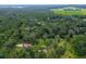 Expansive aerial view of a lush, tree-filled property with a home nestled among the verdant landscape at 6234 Neff Lake Rd, Brooksville, FL 34601