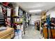 Functional garage space with items neatly stored in bins and boxes at 6420 92Nd N Pl # 1205, Pinellas Park, FL 33782