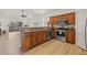 Kitchen showcasing stainless steel appliances and beautiful wood cabinets at 7612 S 36Th Ave, Tampa, FL 33619