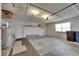 The spacious garage features lots of storage and a utility sink at 811 Pebblewood Dr, Brandon, FL 33511