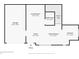 Detailed floor plan showcasing the layout of the first floor, including the kitchen, living room, dining area and garage at 8723 Palm Ranches Pl, Tampa, FL 33614