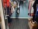 A spacious walk-in closet features ample hanging space and overhead shelving for optimal storage at 10607 Boyette Creek Blvd, Riverview, FL 33569