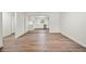 Open-concept living room leading into the modern kitchen at 1108 E Annie St, Tampa, FL 33612