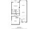 Detailed floor plan showcasing the layout of a 1240 sq ft home with a primary bedroom, living room, and kitchen at 1120 N Shore Ne Dr # 804, St Petersburg, FL 33701