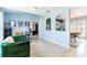 Stylish living room with modern decor, comfortable seating, and ample natural light at 12456 Spreading Oak Dr, Spring Hill, FL 34609