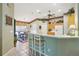 Charming kitchen featuring a breakfast bar and adjacent dining area at 13813 Sigler St, Riverview, FL 33579