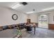This inviting card room offers a comfortable and social space for residents to gather and play at 19029 Us Highway 19 N # 2-23, Clearwater, FL 33764